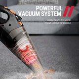 VacLife Handheld Vacuum, Car Vacuum Cleaner Cordless, Mini Portable Rechargeable Vacuum Cleaner with 2 Filters, Orange (VL189)