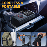 VacLife Cordless Tire Inflator Portable Air Compressor - Air Pump for Car Tires 150 Psi