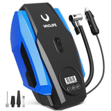VacLife 12V DC Tire Inflator, Auto Shutoff Air Compressor Portable, 160 Psi